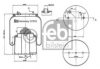 SCANI 0470923 Boot, air suspension